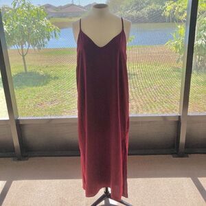 Sweet Rain Women's Slip On Dress Merlot Red size Medium